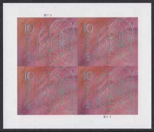 US 5755 Floral Geometry Red $10 sheet 4 MNH 2023