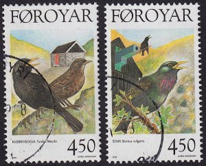 Faroe Islands - 1998 - Scott #330-331 - used - Birds