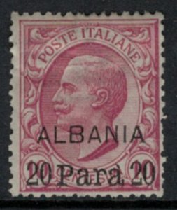 Italy Albania Offices -  Sassone n. 8 MH* cv 120$ Super Centered