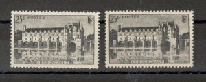 FRANCE - 2 MLH STAMPS - TYPES - Mi.No. 667 a, b - 1944.