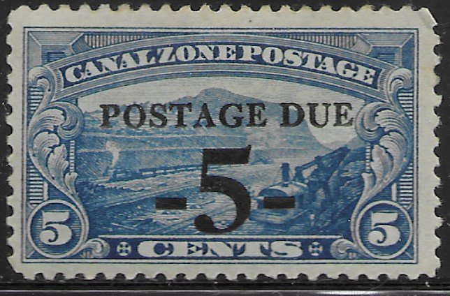 Canal Zone J23 MH Postage due