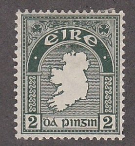 Ireland # 109, Map of Ireland, Mint Hinged, 1/3 Cat