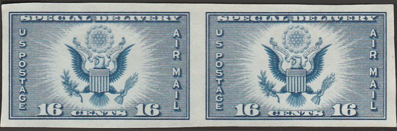 # 771 Mint No Gum As Issued Dark Blue Air Post Special Delivery