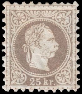 Austria - Scott 39 - Mint-Hinged - Poor Centering