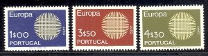 Portugal  #1060-62    Mint VF NH - Lakeshore Philatelics