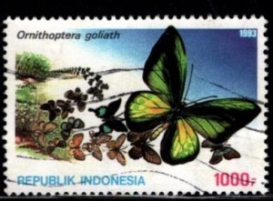 Indonesia - #1533 Butterfly - Used