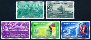 Trinidad & Tobago #105-109 Set of 5 MNH