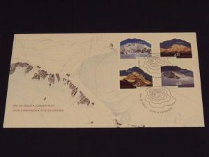 708  CANADA  FDC # 1960a,1960b,1960c,1960d   Towards the Summits   CV$ 5.85