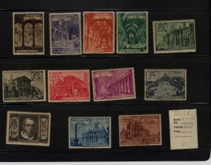 Vatican 122-31, E11-12 MNH Stamps issued in 1949