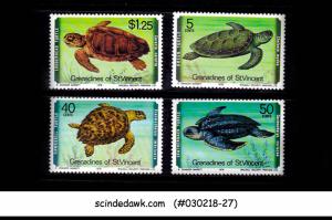 ST VINCENT - 1978 TURTLES / MARINE LIFE - 4V - MINT NH