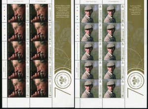 Guernsey 1461-1466 King Charles 70th Birthday Sheets of 10 Stamps MNH 2018