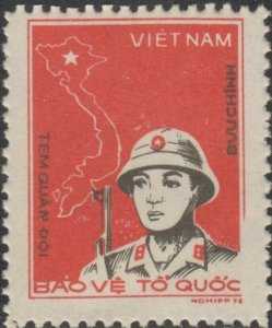 N.Vietnam MNH Sc M25 Mi PFM 28 Value $ 1.25 US $ Military Frank