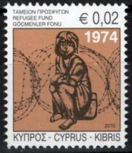 ZAYIX Cyprus RA27 MNH Postal Tax Inscribed 2010 Child Barbed Wire 090522-S34