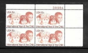 #1772 MNH Plate Block PL #38984 UR