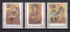 CYPRUS 1990 CHRISTMAS MNH