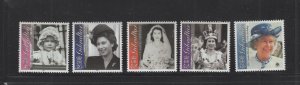 Gibraltar #875-79 (2004 Queen Elizabeth birthday set) VFMNH CV $6.75