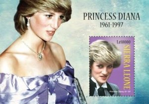 Sierra Leone 2010 - Princess Diana Stamp - Souvenir Stamp Sheet Scott 3040 - MNH