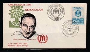 Brazil C94 Set FDC World Refugee Year