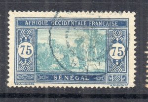 French Senegal 1914 Early Issue Fine Used 75c. NW-231071