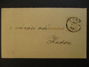 1886 Kassa Slovakia Postal Stationary Postcard Cover