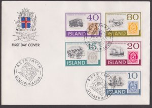 ICELAND - 1973 100 YEARS OF ICELAND STAMPS - FDC