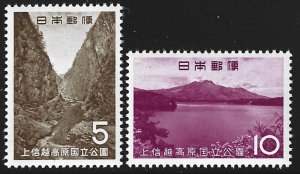 Japan #834-835   MNH