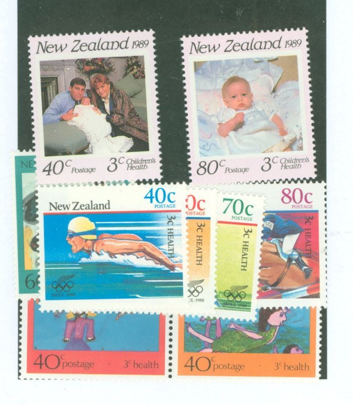 New Zealand #B127-B136 Mint (NH) Single (Complete Set)