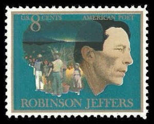 PCBstamps   US  #1485 8c Arts - Robinson Jeffers, MNH, (9)