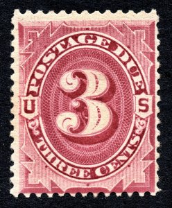 US 1891 3¢ Postage Due Stamp #J24 MNH CV $180