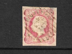 PORTUGAL 1862-64  25r  KL  IMPERF   FU SG 31