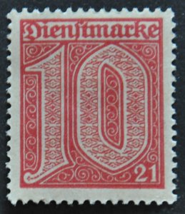 DYNAMITE Stamps: Germany Scott #OL10 – MINT hr