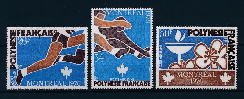 [56354] French Polynesia 1976 Olympic games Montreal Athletics Airmail MNH