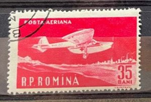 (3570) ROMANIA 1960 : Sc# C81 AIRMAIL AMPHIBIAN AMBULANCE PLANE - VFU