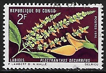 Congo Republic # 223 - Plectranthus - used.....{KBl26}