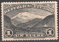 ECUADOR Sc# 180 MH FVF Mt Chimborazo