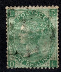 Great Britain #54 Plate 4 F-VF Used CV $75.00 (X3946)