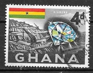 Ghana 1959 4p Diamond, used