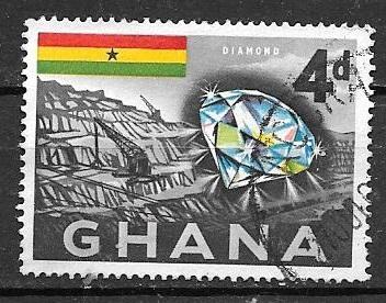 Ghana 1959 4p Diamond, used