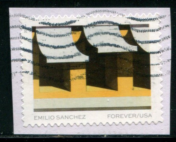 5594 (55c) Emilio Sanchez SA,  used on paper