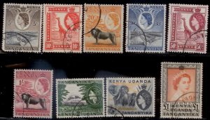 K. U. T. 1954 SC# 103-4,107-8,110,112,117 Used E48