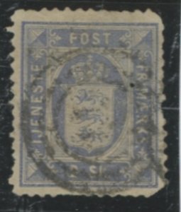 Denmark #O1 Used Single