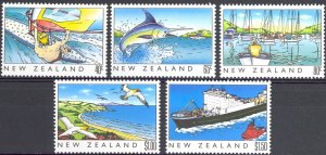 New Zealand Sc# 964-969 SG# 1524/1529 MH 1989 Heritage/The Sea #3 Assorted