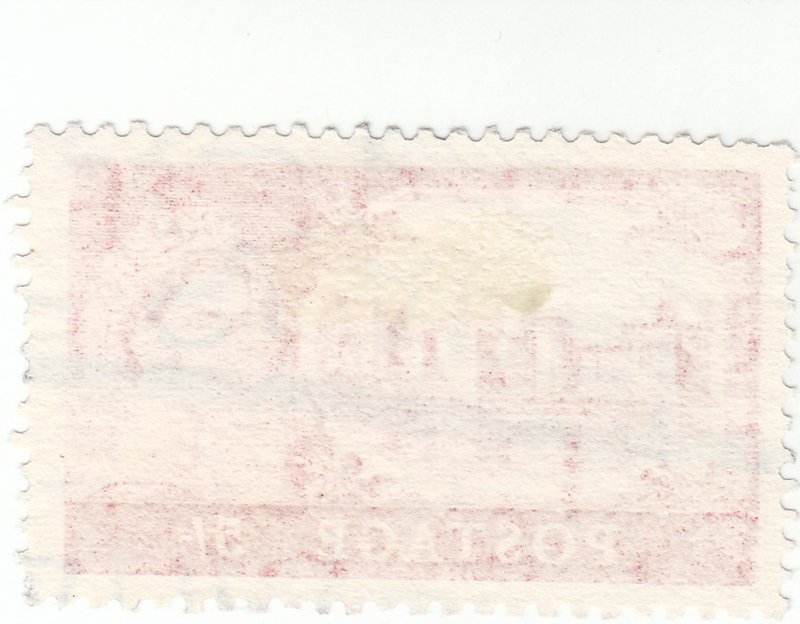 Scott # 310 - 5 shilling Rose Red - Used - Wmk 308