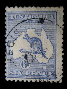 AUSTRALIA - SCOTT# 8 - USED - CAT VAL $30.00