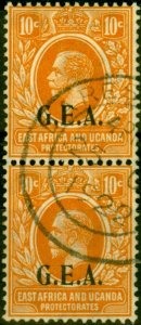 Tanganyika 1922 10c Orange SG73 Very Fine Used Pair (Variants Available)-Vari...