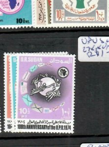 SUDAN (P0801B)  SC 278-280  UPU   MOG 