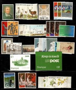 Ireland Scott 477 // 588 Mint NH (Mostly sets & booklets) - CV $100.20