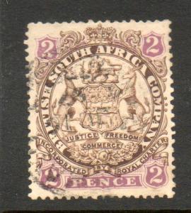 Rhodesia #28a Die I Used E802