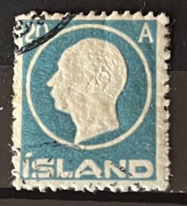 Iceland #94 Used- SCV=$18.00