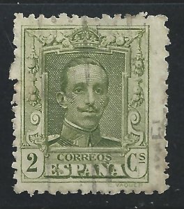 Spain #331 2c King Alfonso XIII - Used